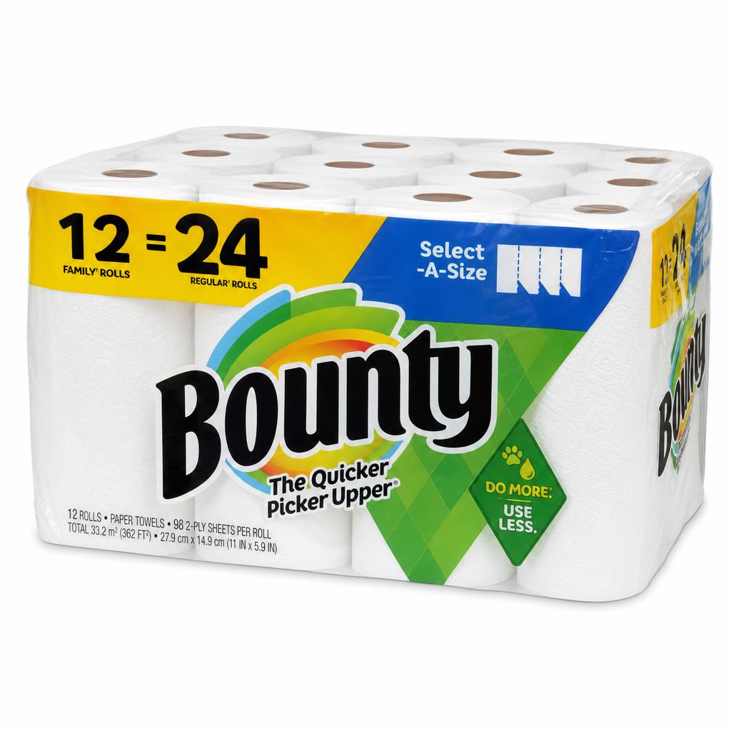 Bounty Select-A-Size 12 Family Rolls