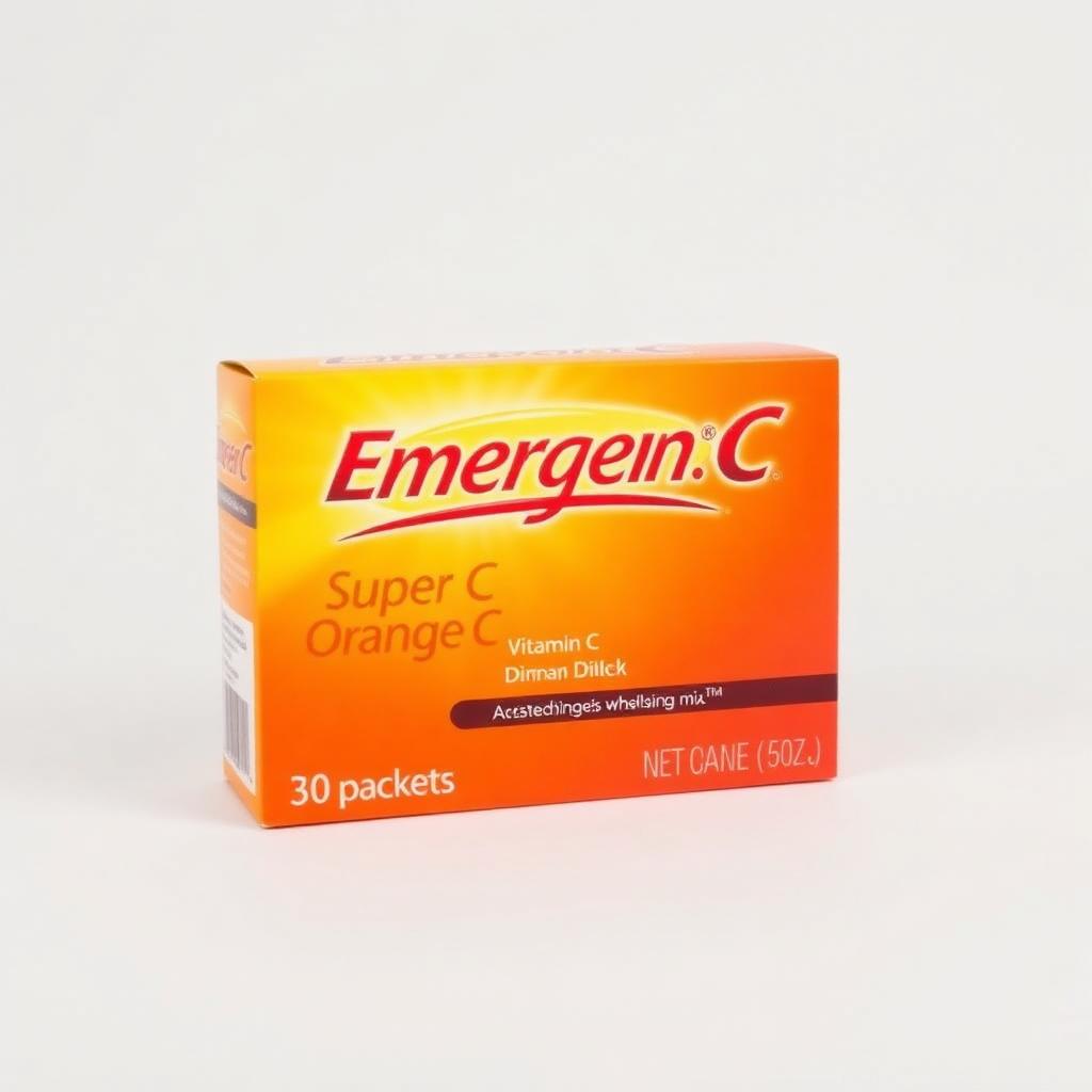 Emergen-C Super Orange Vitamin C Drink Mix 30 ct