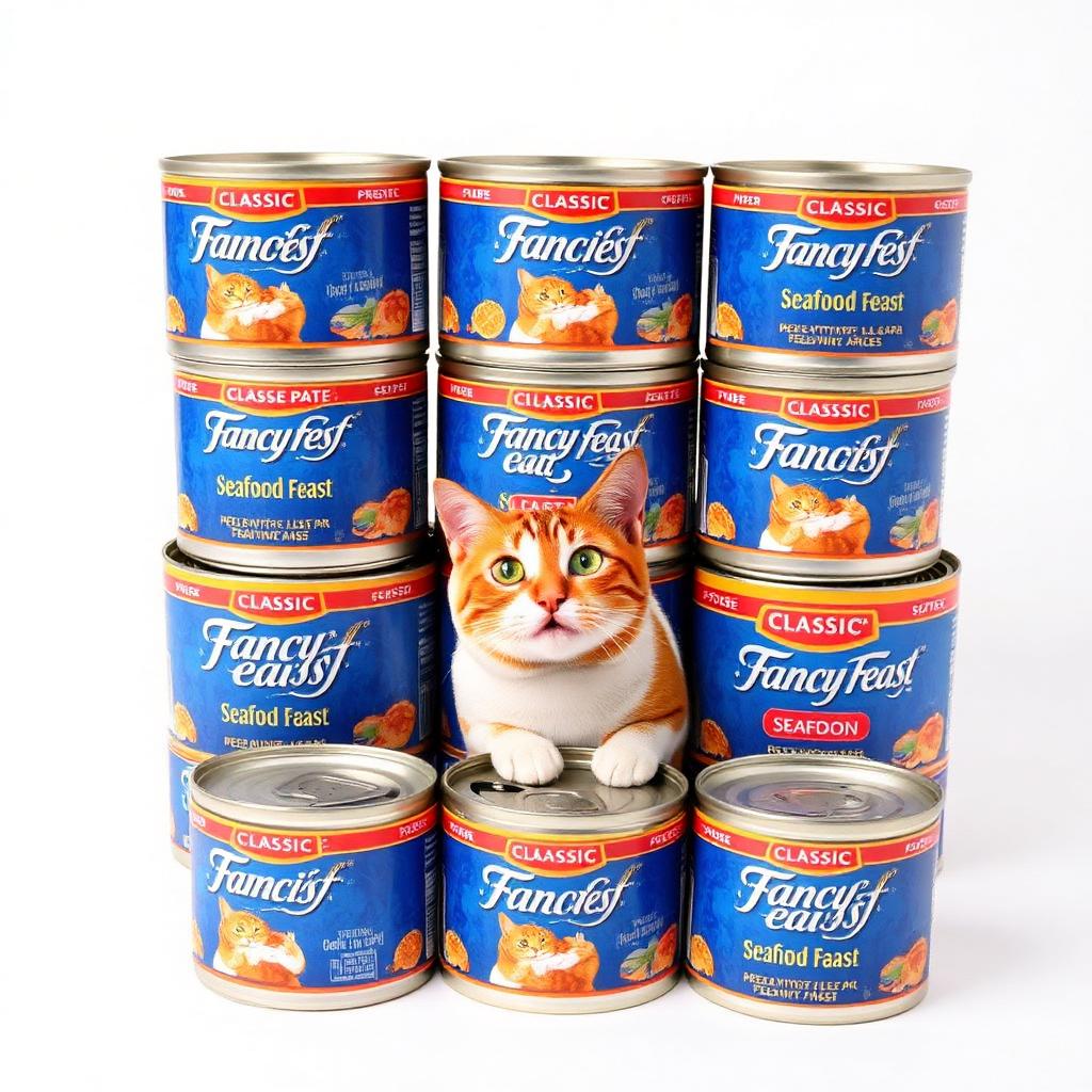 Fancy Feast Classic Pate Seafood Feast Variety 24-pack