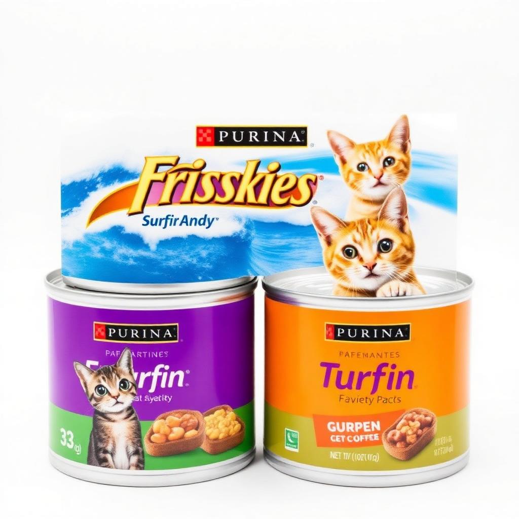 Friskies Surfin' & Turfin' Favorites Wet Cat Food 32-pack