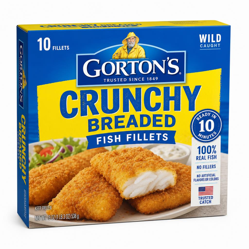 Gorton's Crunchy Breaded Fish Fillets 10 ct