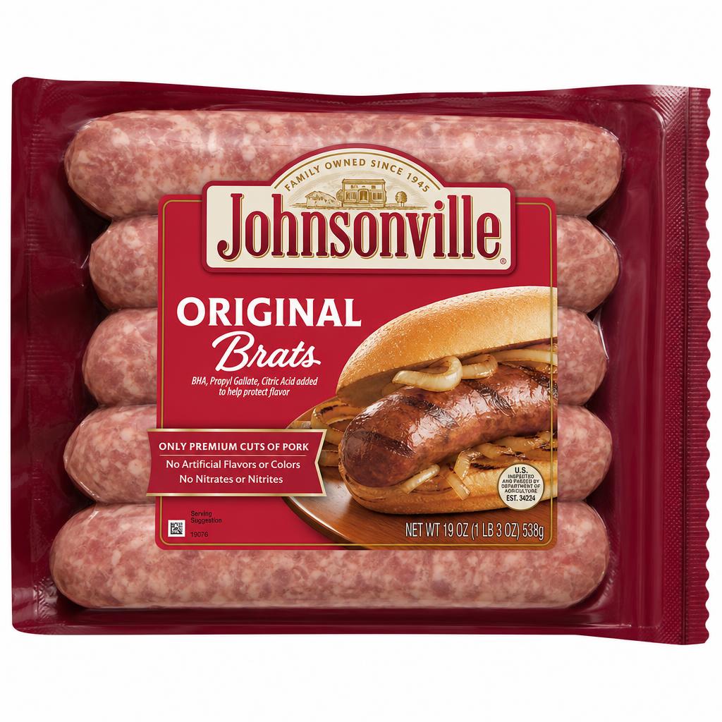 Johnsonville Original Brats 19 oz