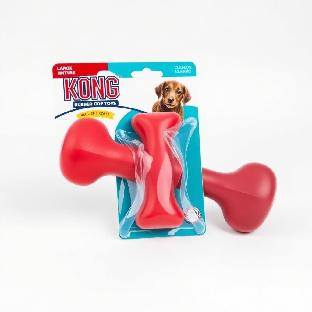 Kong Classic Red Rubber Dog Chew Toy Large