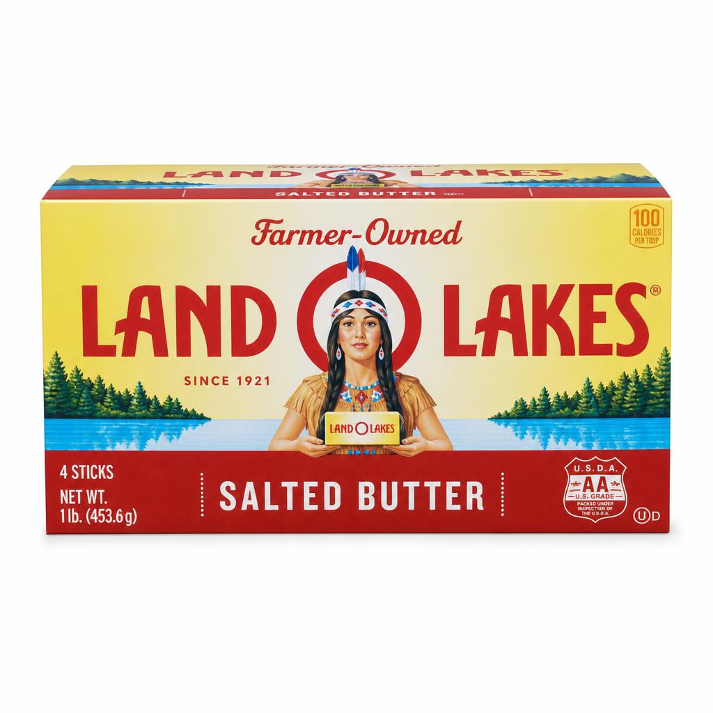 Land O'Lakes Salted Butter 4 Sticks 1 lb
