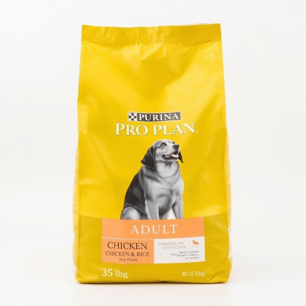 Purina Pro Plan Adult Chicken & Rice Dry Dog Food 35 lb