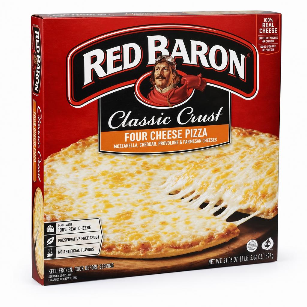 Red Baron Classic Crust Four Cheese Pizza 21 oz